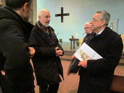 ANNA3 | Jacques Loire | Licht - Glaskunst van 1962 tot 2012 | Zomertentoonstelling 2012 | Sint-Anna-ten-Drieënkerk | Antwerpen Linkeroever | Voorbereiding van de tentoonstelling met Jacques Loire